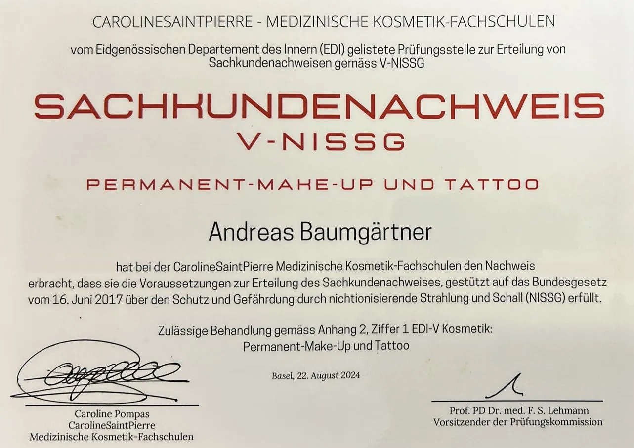 Eidgenössischer Sachkundenachweis V-NISSG von Andreas Baumgärtner